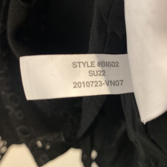 J. Crew Anguilla Mini Halter Dress in Black Eyelet - Size 8 - Picture 10 of 12